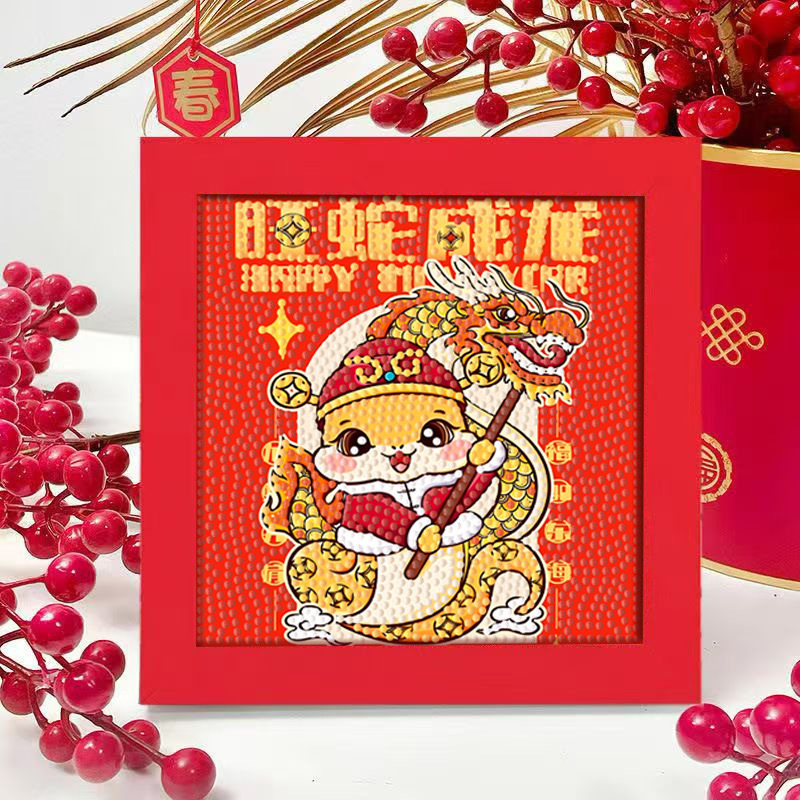 Diamante infantil DIY hecha a mano con material de marco paquete de dibujos animados Sanliou pegatinas de diamante regalo al por mayor pinturas de mampostería