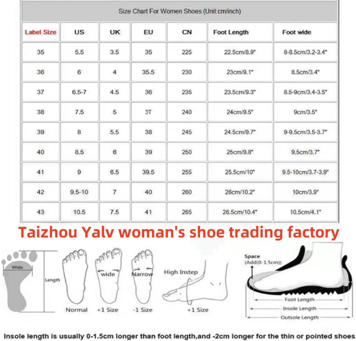 外贸尺码图_副本