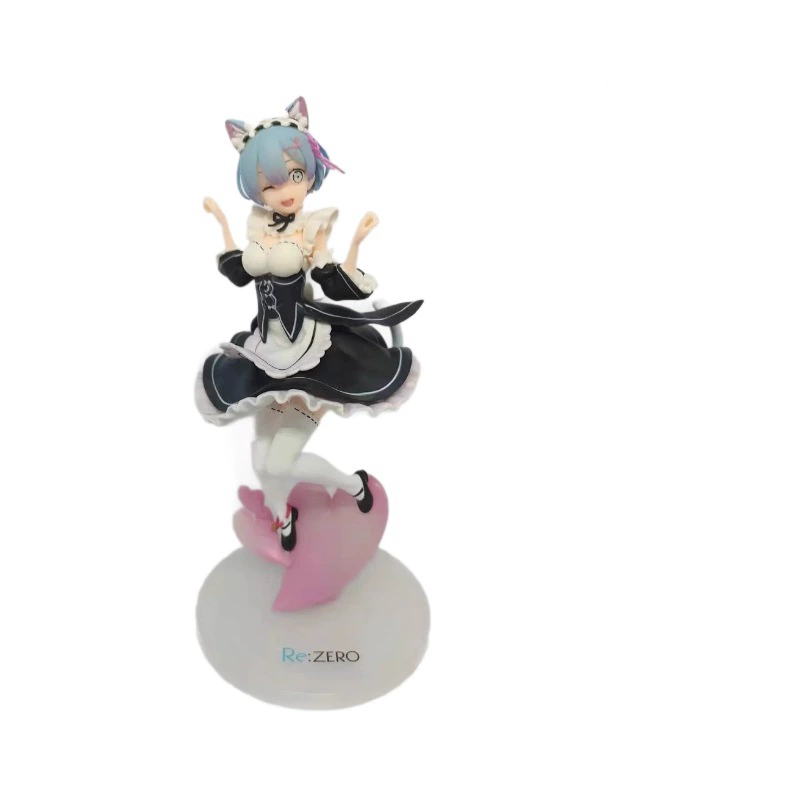 Re:Zero Starting Life in Another World Котики уши Rem статуя модель кукла украшение коробочная фигура