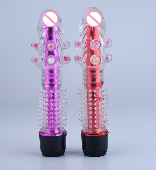 Small Dragon-Beard Crystal Vibrator, TPE Single-Shock Massage Stick, Adult Toy — detail image 12