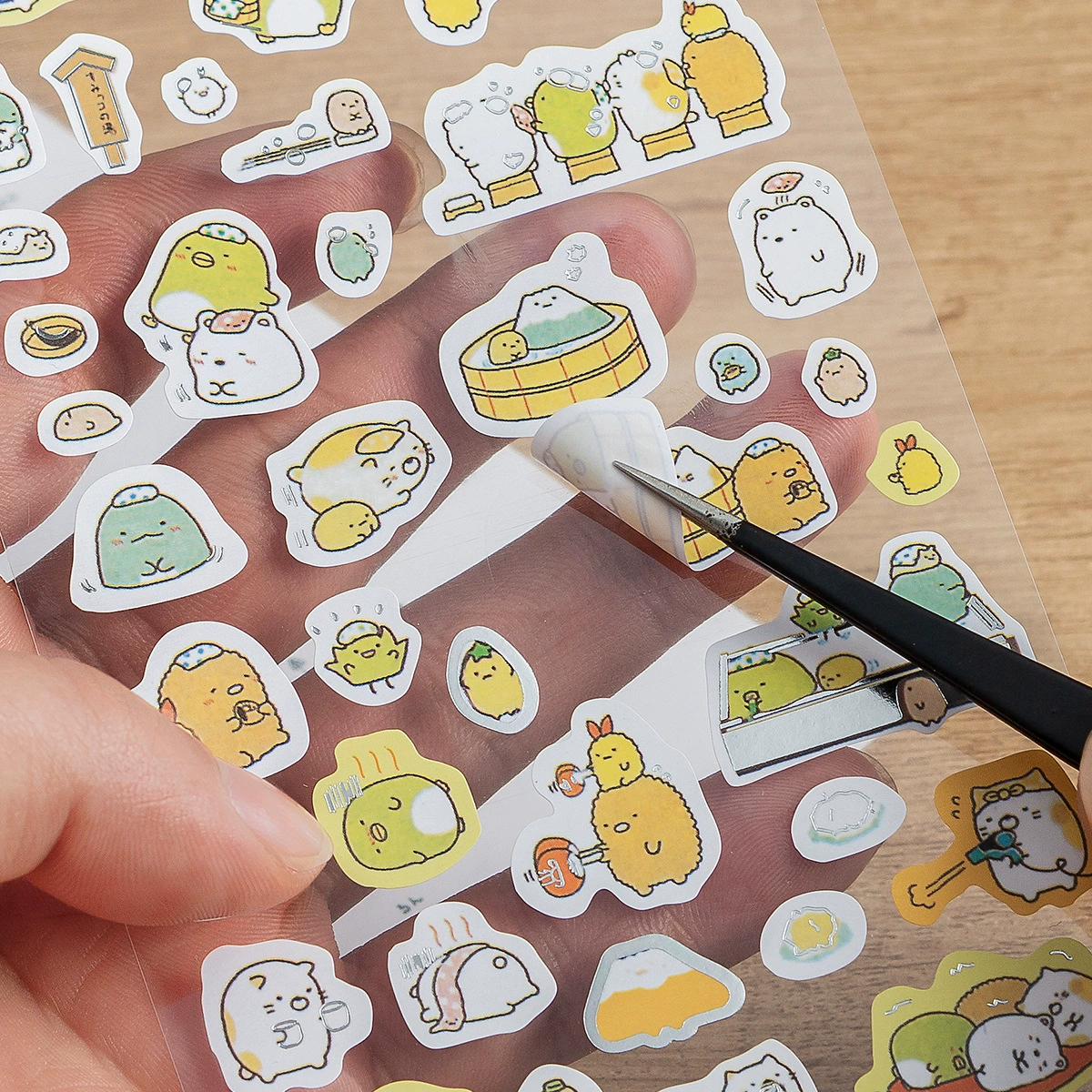 Японская cartoon наклейка, фотоальбом, с маленькими медведями, ручная работа