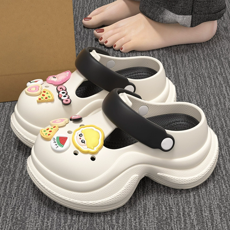 Женская летняя кукла Mart с толстым подошвением, увеличенные туфли на каблуках