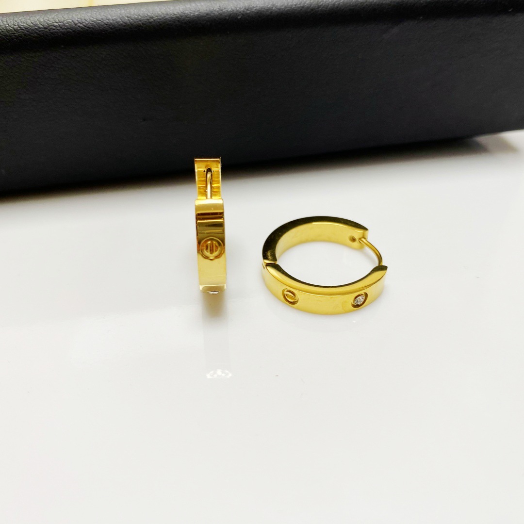 라인스톤 모델 - 골드 [내경 16MM 너비]