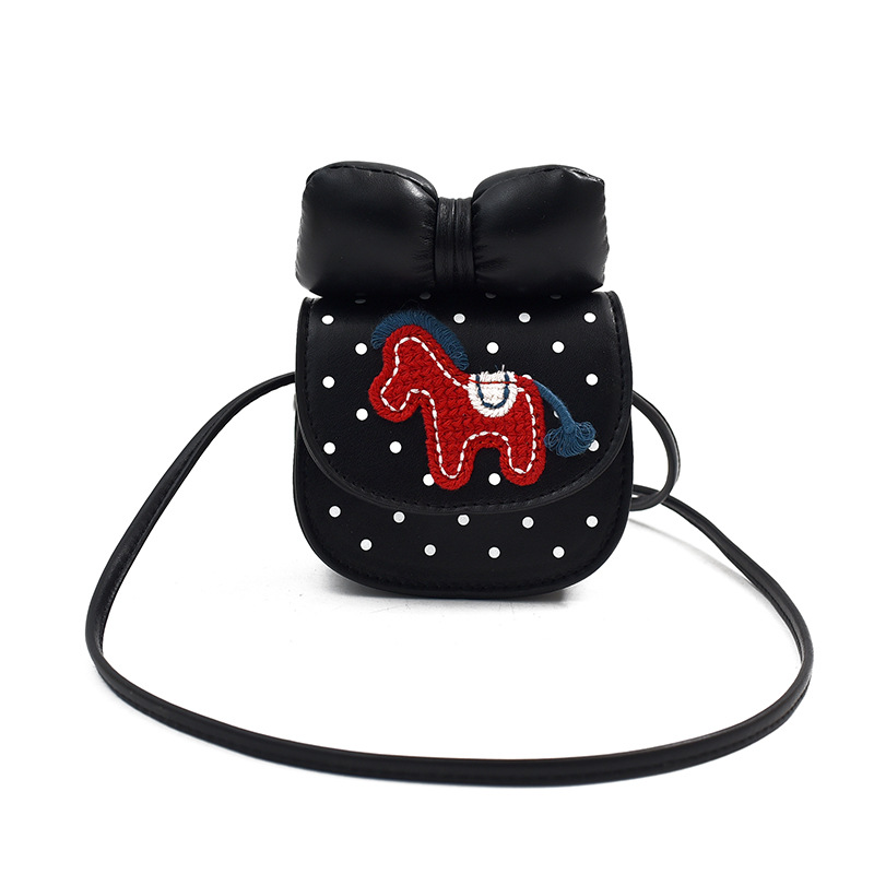 Ins nicho coreano lindo mochila de niños cartón de dibujos animados pony niñas mochila de hombro niñas bolsas de arco para niños