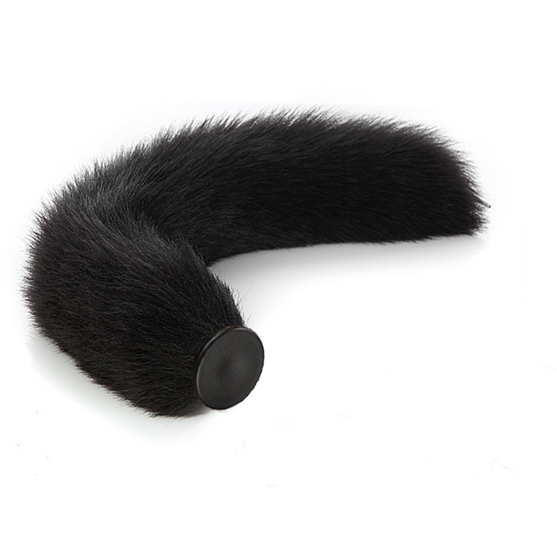 Sexy reemplazable Fox cola de silicona vibración anal plug back corte masturbación SM suministros para adultos entrega al por mayor
