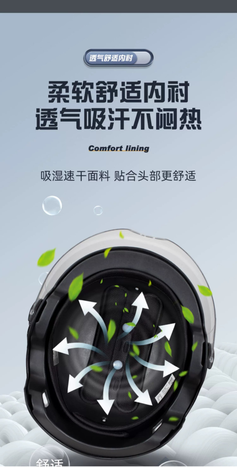 National standard 3C certified electric scooter helmet, lightweight half helmet for men and women, suitable for all seasons, motorcycle safety helmet, stylish design for delivery riders