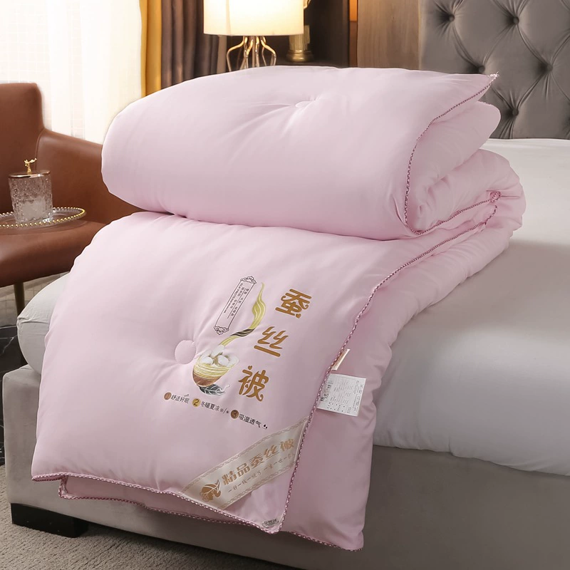 Зимнее одеяло из шелка тутового дерева Меркурий Home Textiles, утолщенное двойное одеяло, 150×200–220×240 см