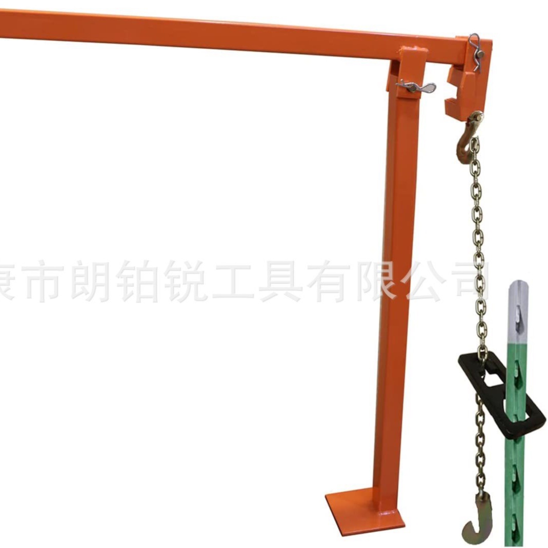 亚马逊热卖36英寸手动T柱围栏拔出器拔杆器拔桩器起桩器配拔桩板