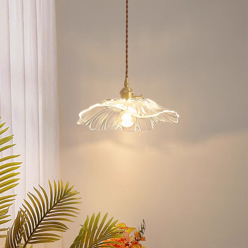 Francés retro cabezal de cama pequeño candelabro pasillo balcón armario de cristal americano lámparas de cobre cálidas románticas