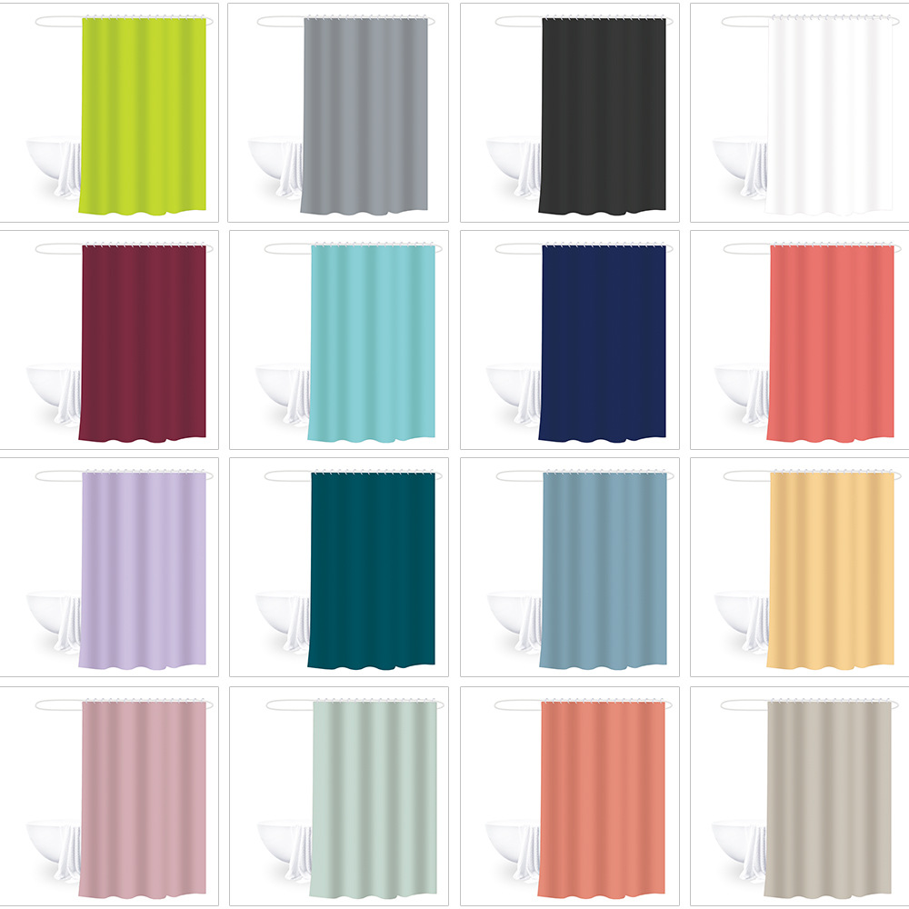 180X180 Cortina de ducha engrosada con hebilla cortina de baño PEVA cubierta de baño a prueba de moho impermeable baño partición Cortina de ducha