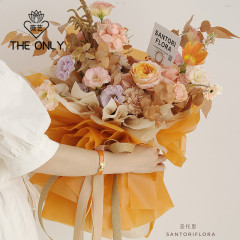 捲筒包花紙 單色雙色鮮花包裝紙 花束花紙 韓式花藝材料套裝