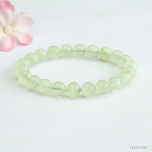 眷钰 天然葡萄石手串绿色水晶手链彩宝首饰直播批发代发S4073005