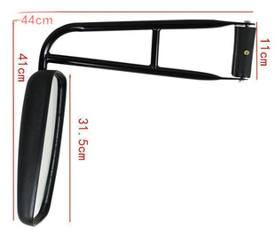 Loader Reflector, Forklift Reversing Mirror, Engineering Vehicle, Tractor, Truck, Jac Rearview Mirror, Large Field of View, Metabo