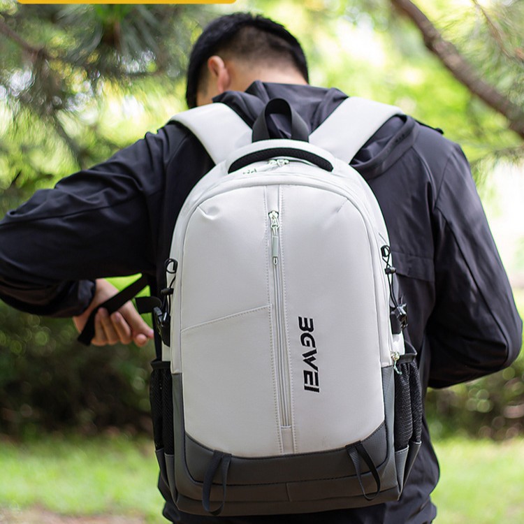 Men's large-capacity backpack for commuting, business trips, and travel, stylish school bag for men, suitable for junior high, high school, and college students, laptop backpack