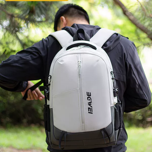 Men's large-capacity backpack for commuting, business trips, and travel, stylish school bag for men, suitable for junior high, high school, and college students, laptop backpack