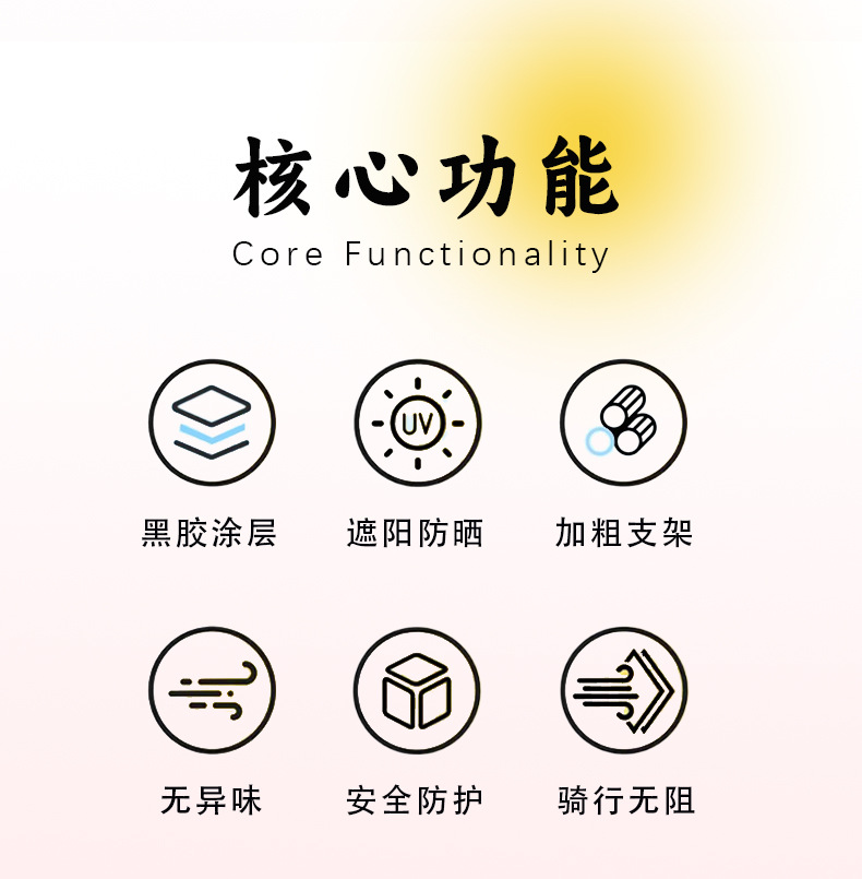 New Electric Vehicle Canopy Sunshade Umbrella Widened Sun Protection Thickened Rain Shelter Windproof Rain Cover