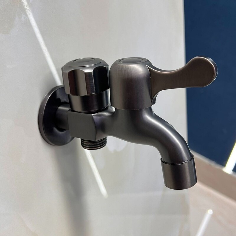 バルコニー用ステンレス製トイレ洗浄器、婦人用洗浄器、トイレ用三角バルブ、スプレーガン、1入口2出口分岐バルブ|undefined