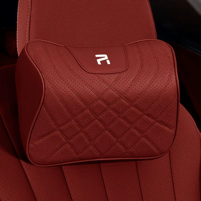 for Feifan Car Headrest and | Waist support - volcano-red-neck-pillow