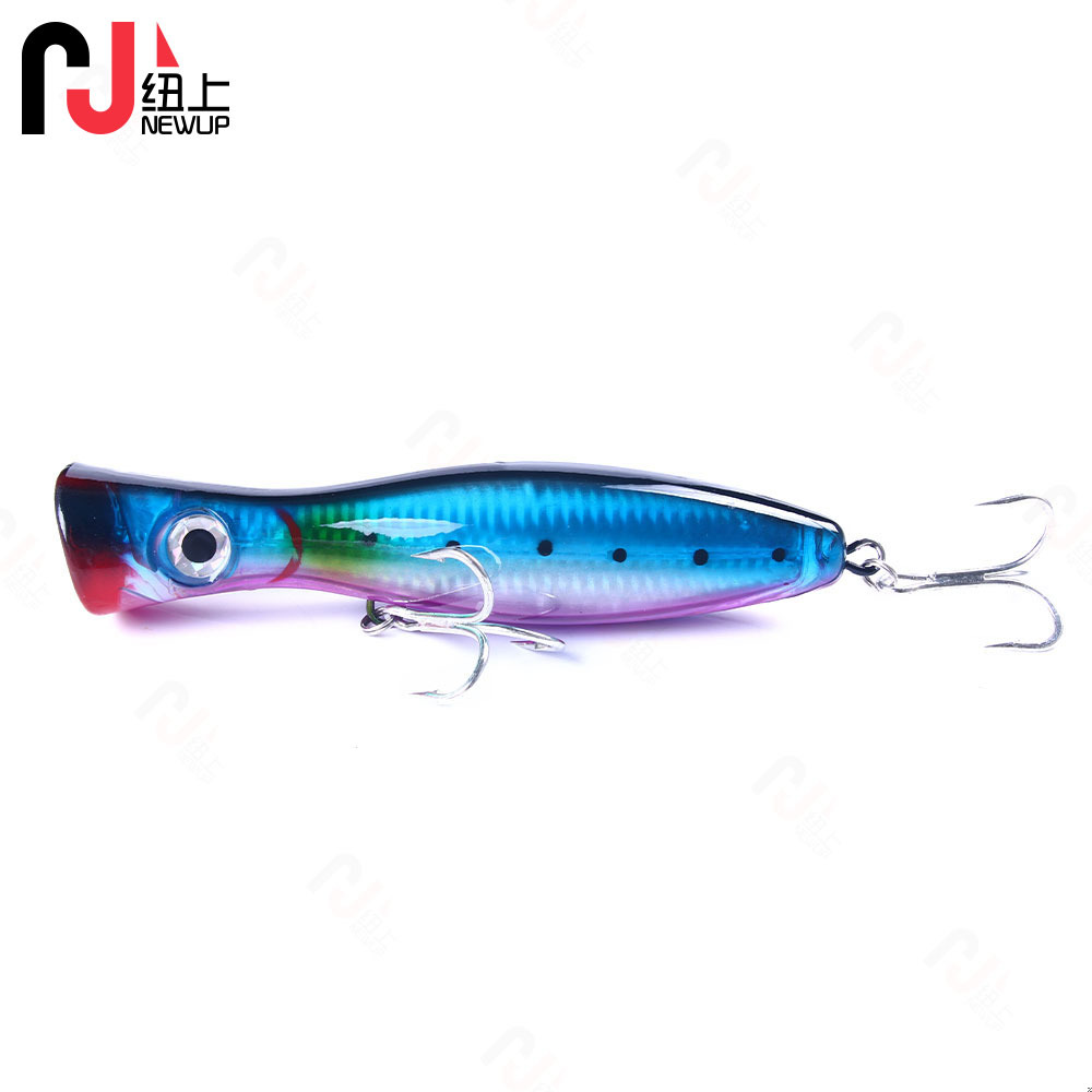 Big Popper Lures Hard Plastic Minnow Baits Fresh Water Bass Swimbait Tackle Gear