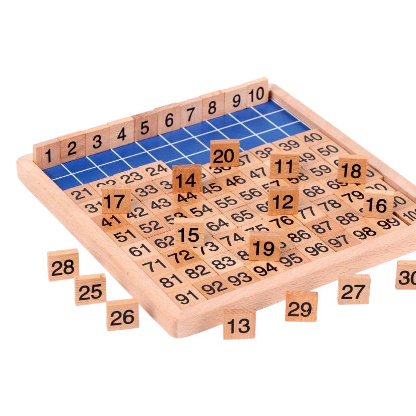 Tablero de multiplicación para niños Nueve-Nueve tablero de multiplicación de madera digital 1-100 tablero continuo de educación temprana para niños matemáticas educativas ayudas didácticas tablero cognitivo
