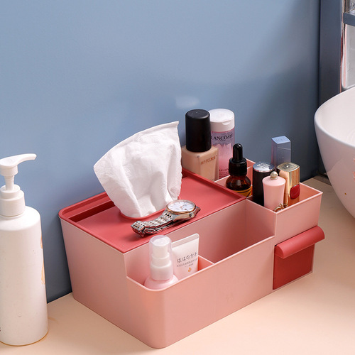 Tissue paper tissue box living room home creative simple internet celebrity multi-function coffee table remote control storage box