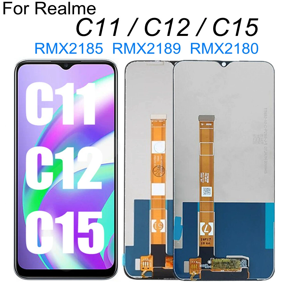 Совместимый с Oppo мобильный телефон, экран, realme, C11, 2020, C12, C15