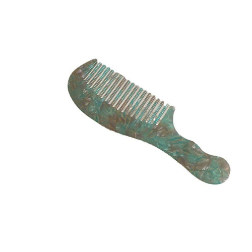 Refined and beautiful~portable~small comb that can be carried in your bag Korean ink tortoise shell color acetate board hair comb
