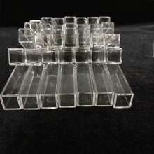 石英距型管方管红外玻璃管紫外LED灯灯具套管高纯度