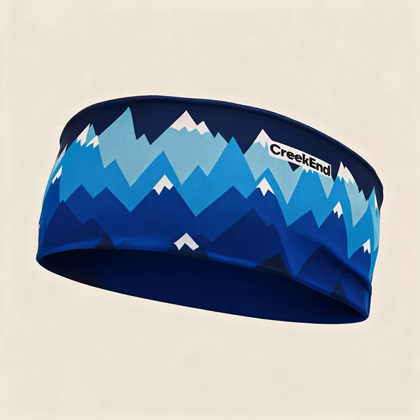 Headband Sweatband Custom Printed Water-Absorbent Sun Protection Sports Headband Fitness Promotion Elastic Ice Silk Export Quick-Drying Headband