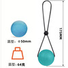 Rope Silicone grip Balloon Silicon Glipper Hand Training Mander Finger Rehabilitation Gifted Power Greating Meter Circle