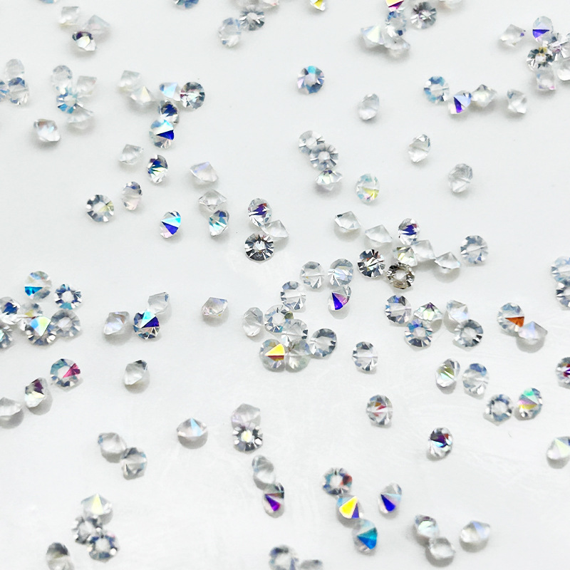 Nueva moda aguda taladro de uñas bolsas accesorios taladro caliente accesorios de ropa accesorios accesorios de joyería cristal suelto