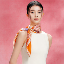 真丝中小方巾百分百桑蚕丝混批发杭州丝绸围巾新款高档礼品丝巾