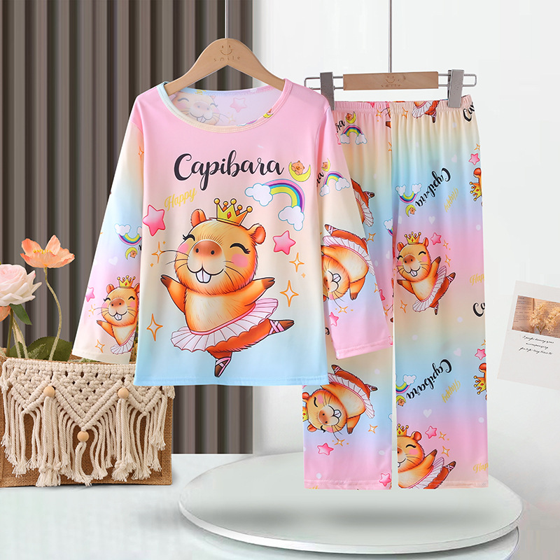 Bộ đôi dài XX - Capybara cầu vồng / Cỡ 8 [khuyến nghị 96-105cm]