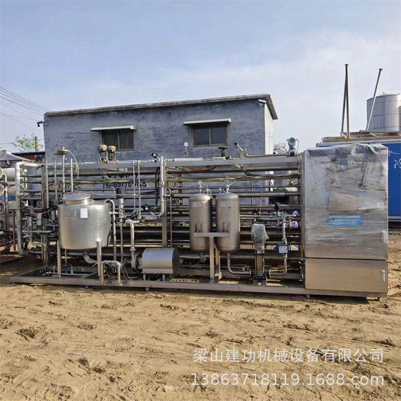 二手管式杀菌机 UHT超高温瞬时杀菌机 果汁饮料牛奶巴氏灭菌机