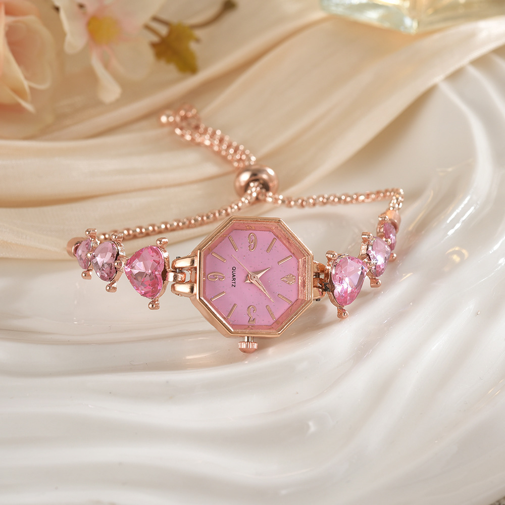 Nuevos productos de comercio exterior, relojes de mujer, relojes de pulsera, Douyin Live, lujo ligero, temperamento de moda, hada pequeña, reloj de cuarzo extraíble, mujer