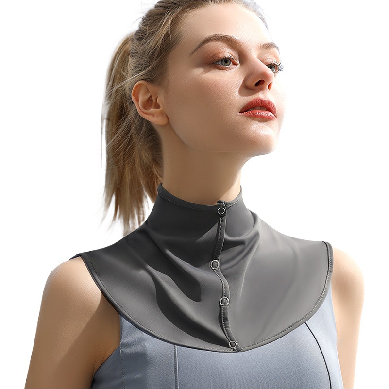 Summer New Ice Silk Sun Protection Neck Protection Women's Outdoor Driving UV Protection Neck Protection Shade Breathable Lightweight Shawl