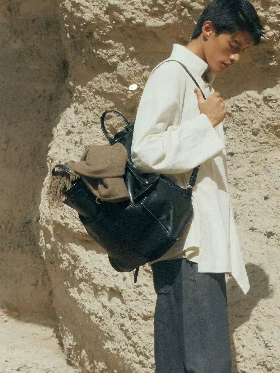 Small retro backpack, laptop, 16 inch, 14 inch