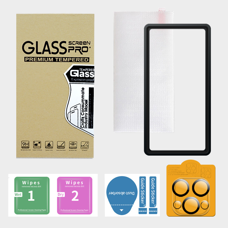 Adecuado para Apple 12 película templada iPhone12 película de lente de película de teléfono móvil varios accesorios cáscara de teléfono móvil Apple película templada