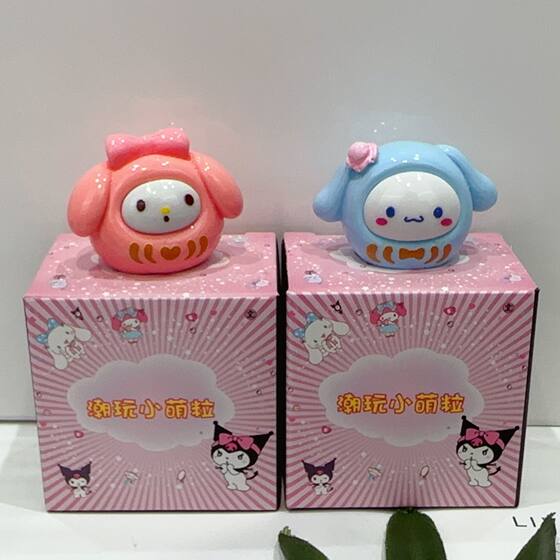 Cute Cartoon Sanrio Figure Blind Box Girl Heart-Beautiful Doll Desktop Ornament Trendy Toy Figure Model