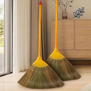 Sorghum Broom for Home Use, Soft Bristles That Do Not Stick to Hair, Traditional Sorghum Broom for Courtyard and Outdoor Use, Single Broom