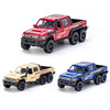 Warrior, metal off-road truck, car model, toy, transport, jewelry for boys, scale 1:32