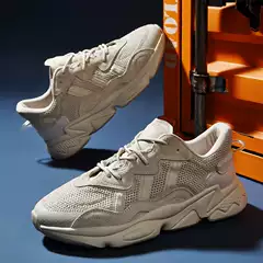 Men's Yeezy-Style Running Shoes, Breathable Mesh Athletic Sneakers, Casual Sports Shoes with Height-Increasing Sole