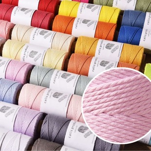 2mm��ɫ����������Ť�K 100�����澀 diy�����־����K �������޾�