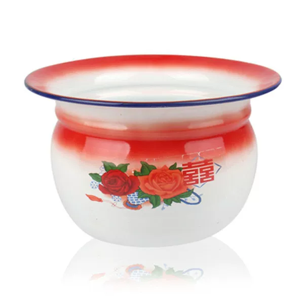 Half red low spittoon