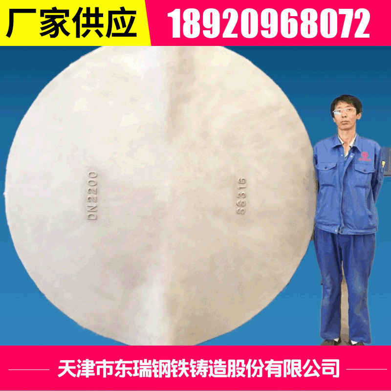 蝶阀铸件 不锈钢阀门配件来图加工不锈钢阀板DN2200双相钢厂家