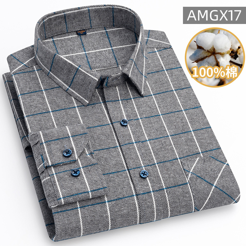 2024 primavera camisa a cuadros masculina americana retro camisa casual de algodón de manga larga ropa de hombre alta sensación masculina