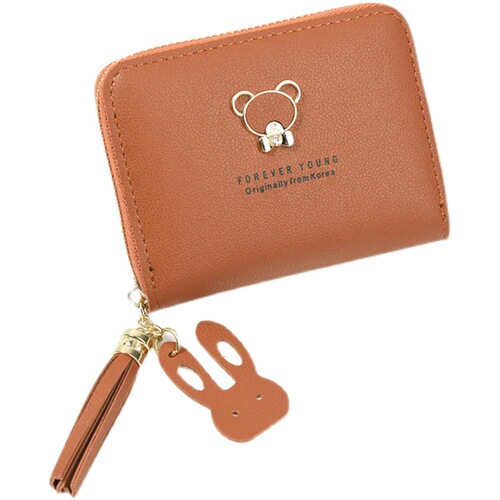 【Ship Same Day】Lady Minimalist Wallet Cute Student Children Wallet Card Holder Import Export Cross-border Wallets