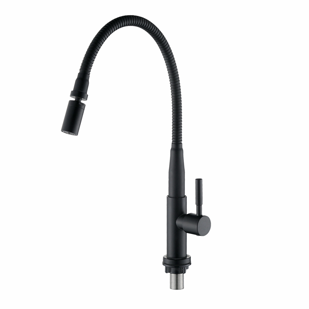 Grifos de cocina de acero inoxidable cuenca simple chorro frío fregadero rápido fuente de fábrica directa venta al por mayor