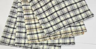 Ready Supply of Small Plaid Clothing/shoes and Hats/bag Fabric Shaoxing Fabric