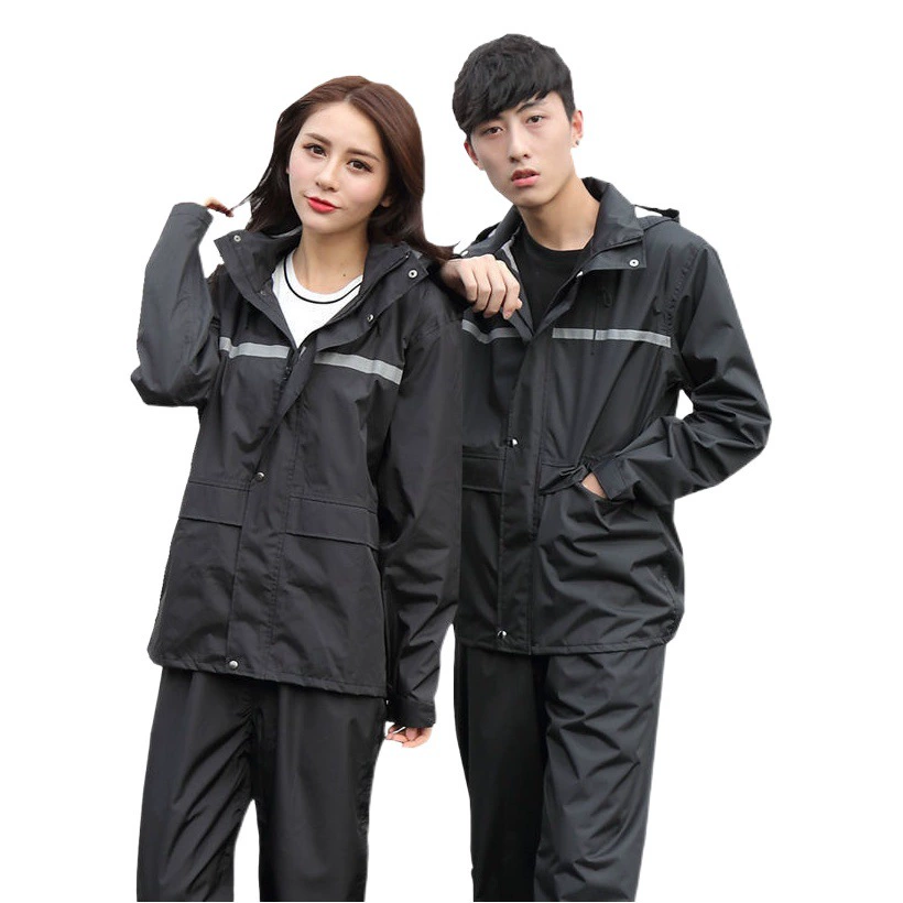 Плащ дождевик брюки оптовая оптовая мужская и женская анти-ливневая сплит-корпус для взрослых отражающий вынос для езды на велосипеде страхование труда оптом